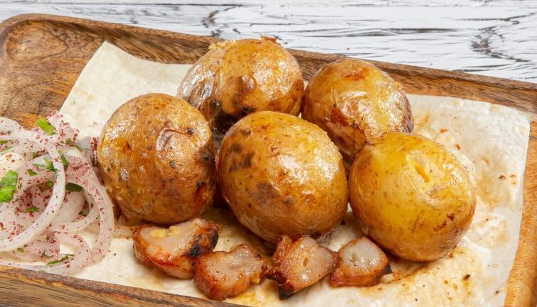 Картофель на углях