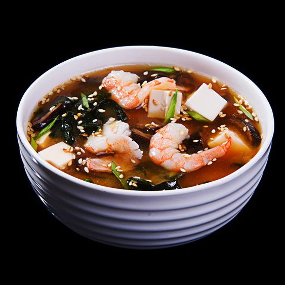 Мисо с креветкой