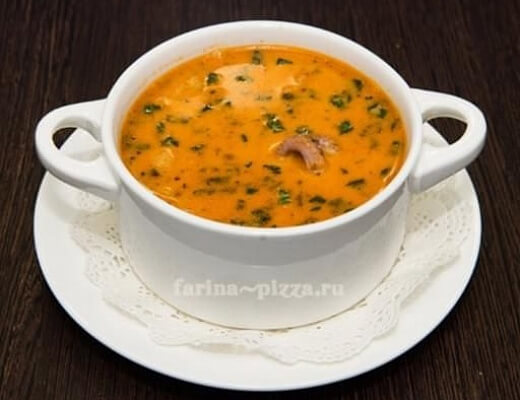 Суп итальянский (с морепродуктами)