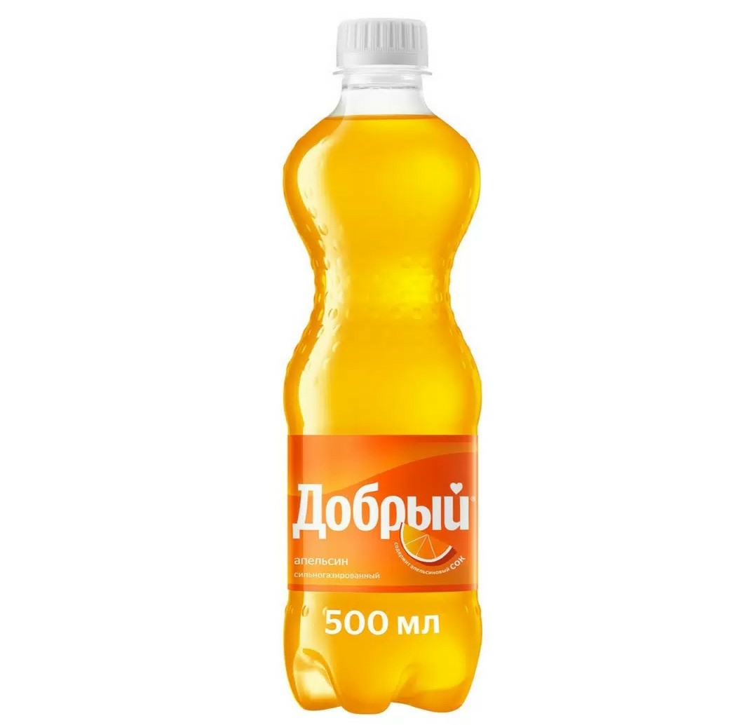 Лимонад Добрый апельсин 0,5л