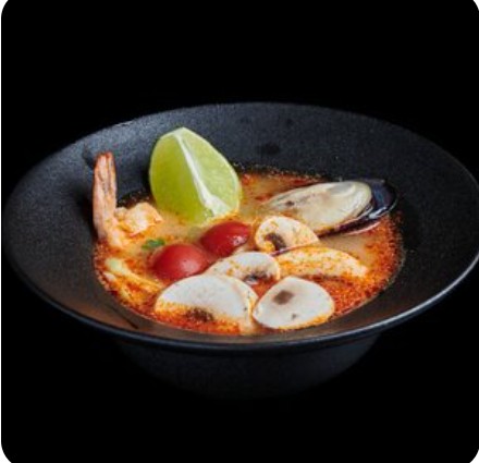 Том ям с креветками