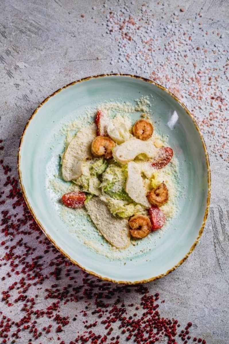 *Цезарь с креветками