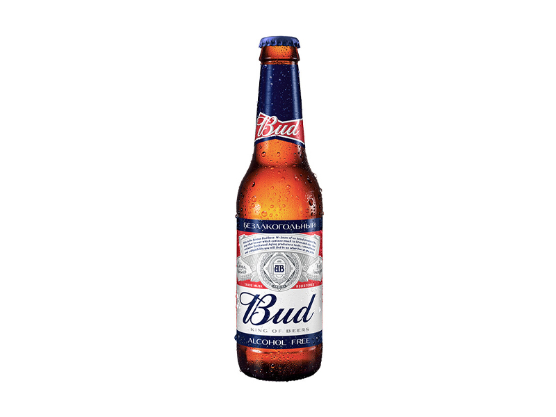 Пивной напиток Bud безалкогольный