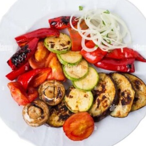 Овощи на мангале