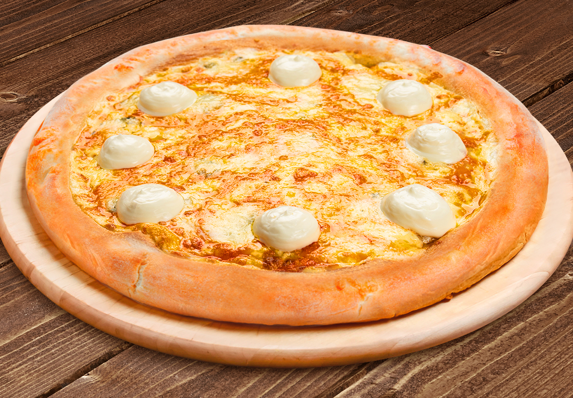Пицца Кон Формаджио 30 см на тонком тесте