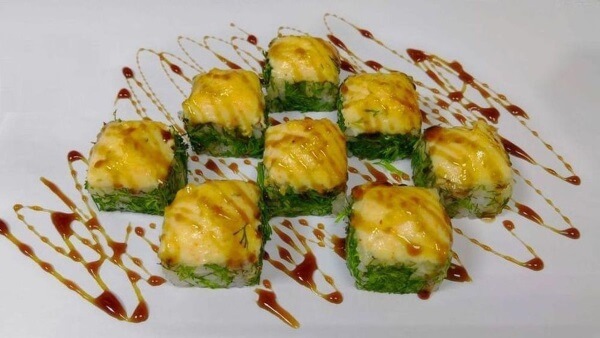 Грин ролл с копч. Курицей