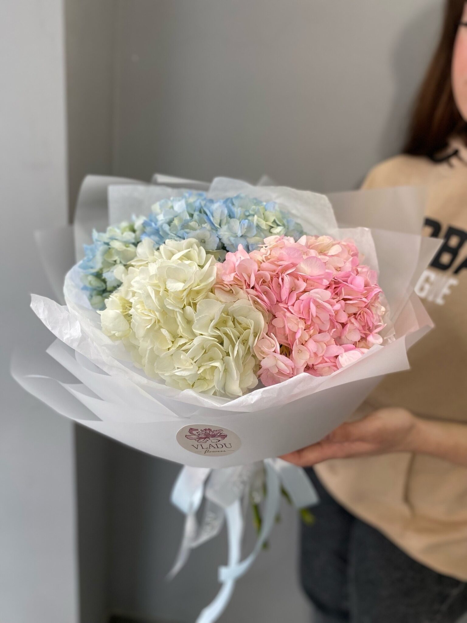 Букет из гортензий