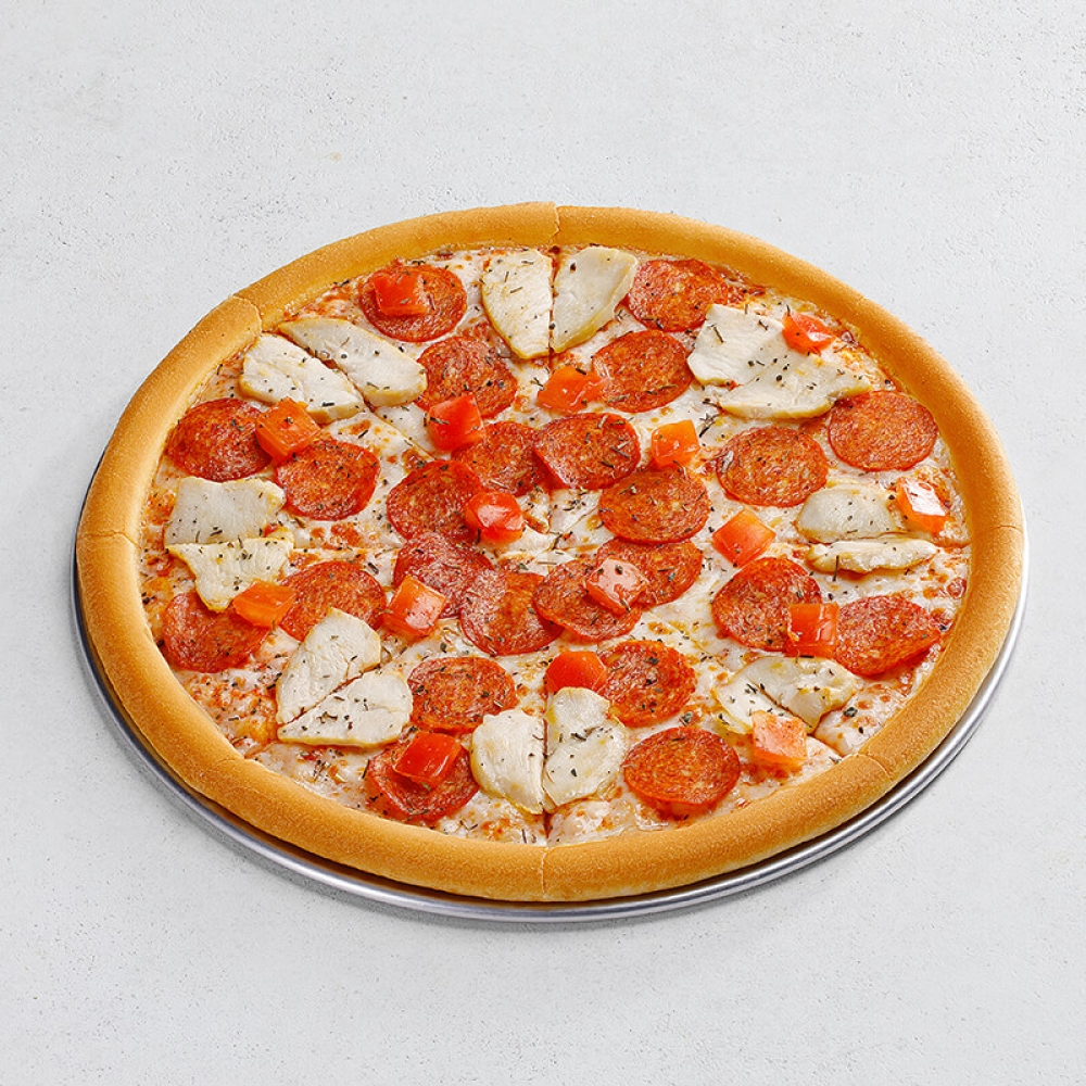 Чикен-пепперони на томатном соусе