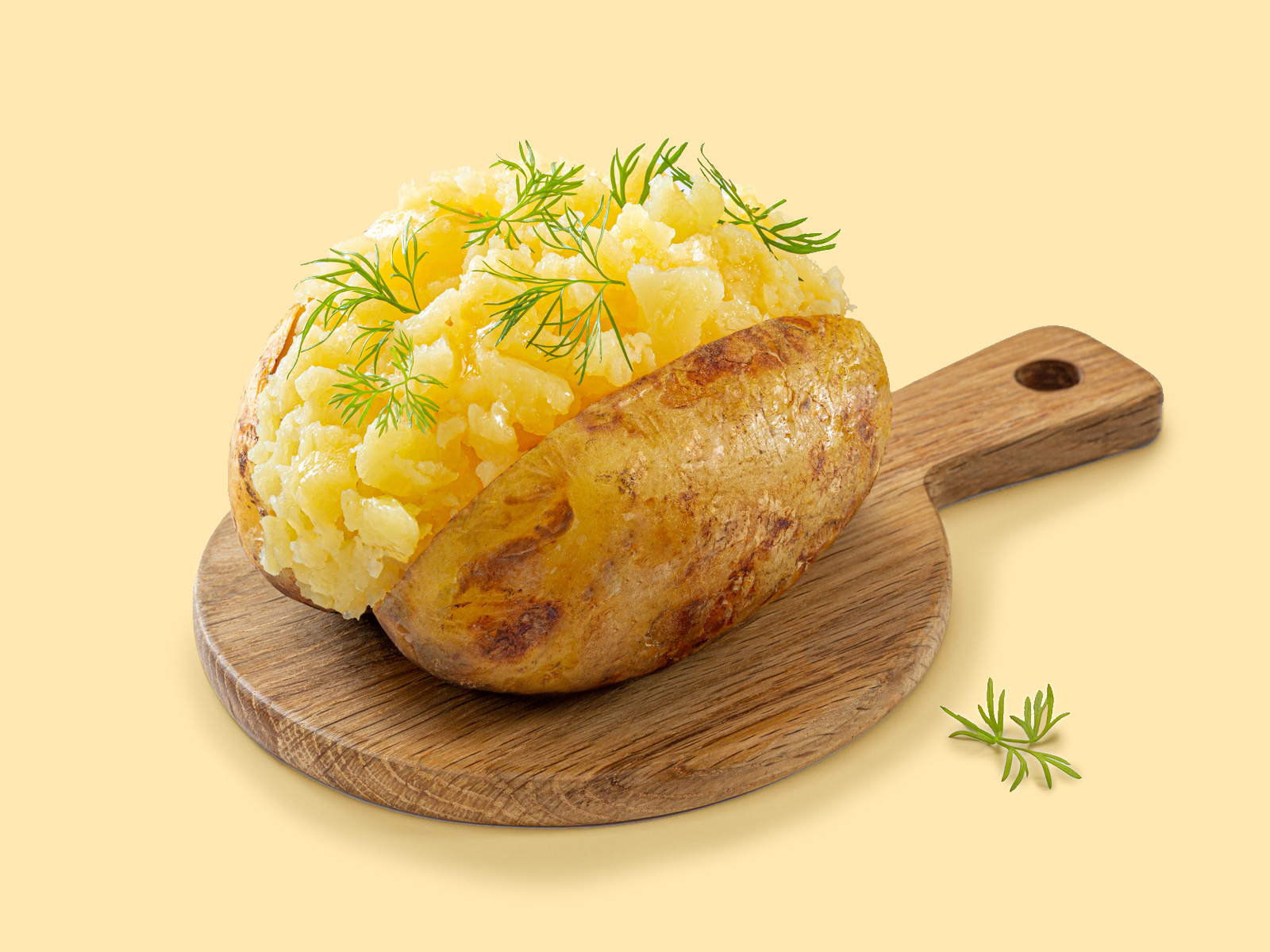 Крошка Картошка с укропом и растительным