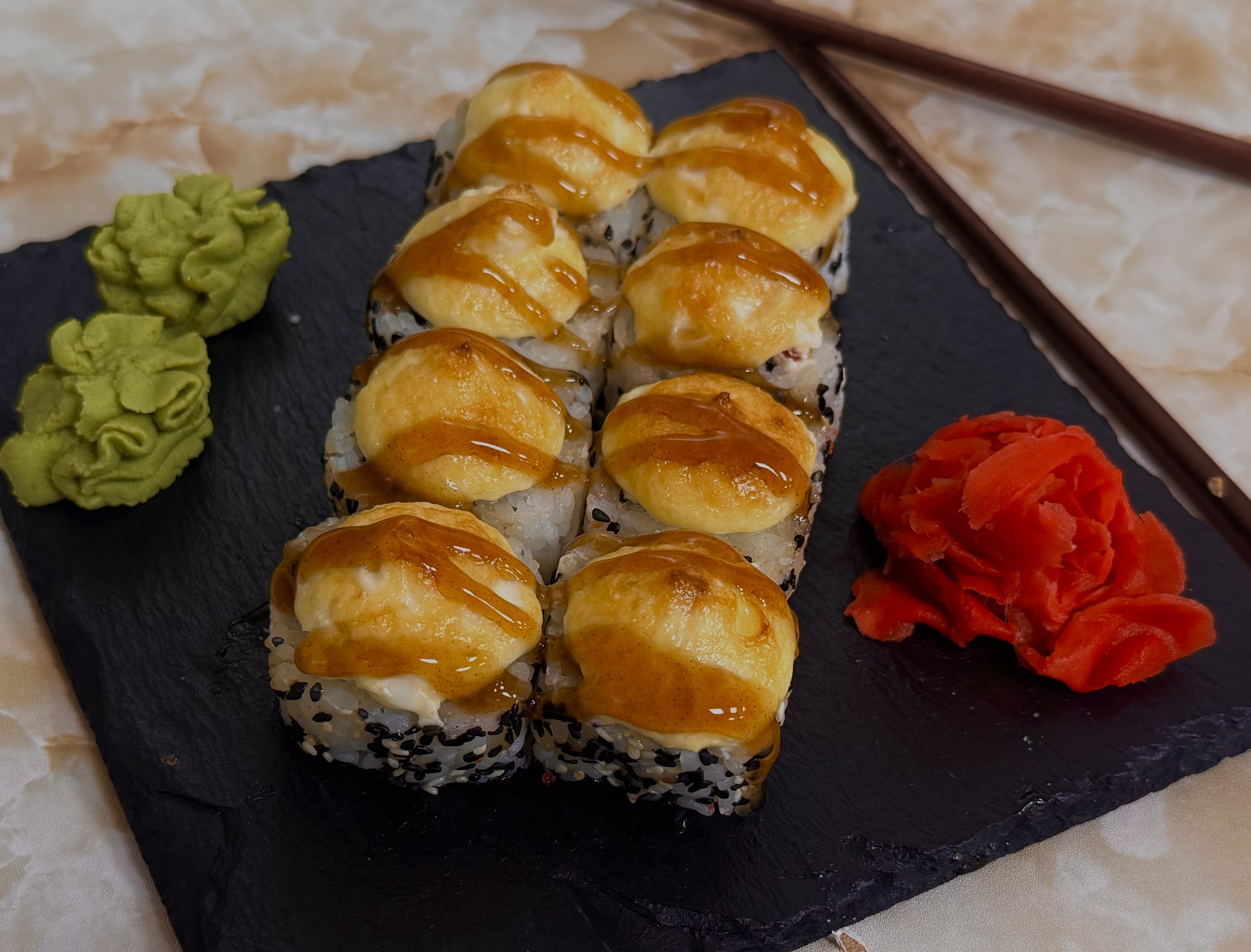 Запеченный с курицей 