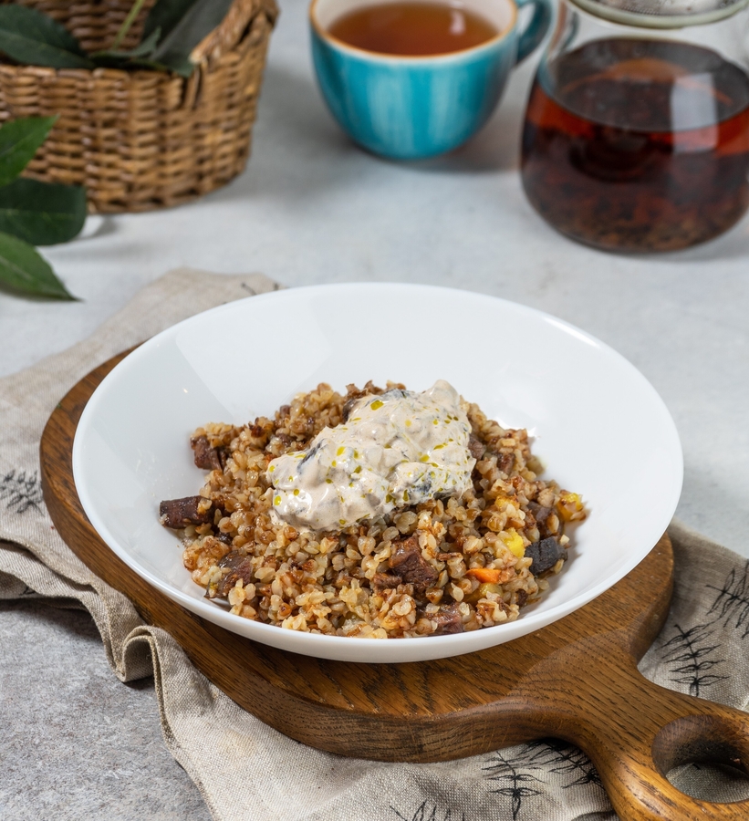 Гречневая каша с мясом