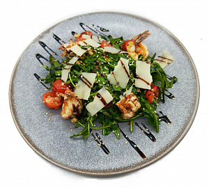 Салат Рукола с креветками