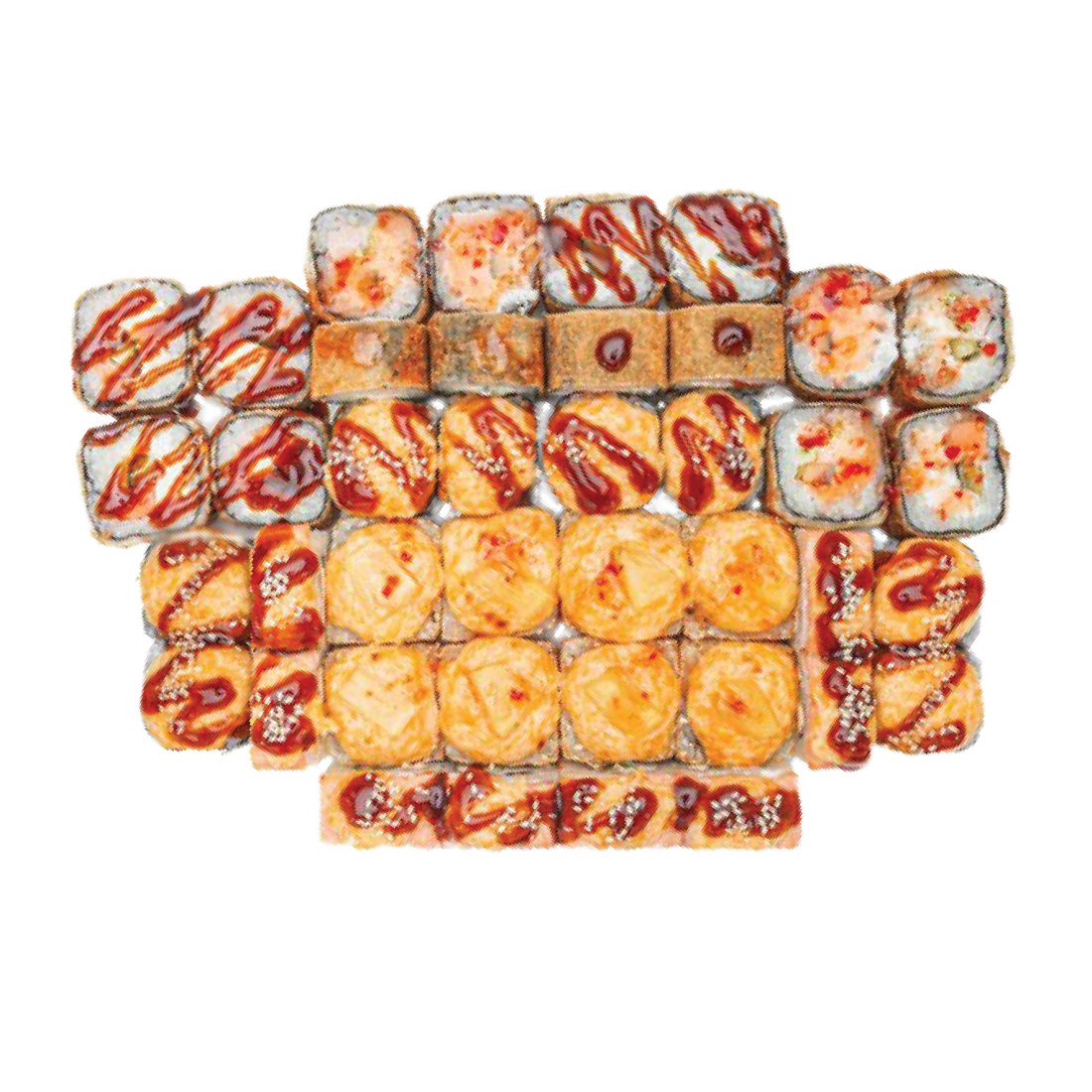 Сет «Хитовый» (40 шт.) 1250г