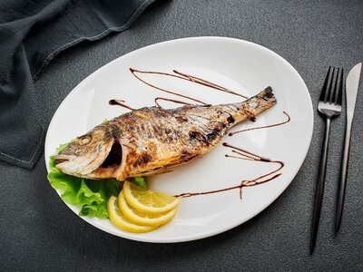 Дорадо жареная