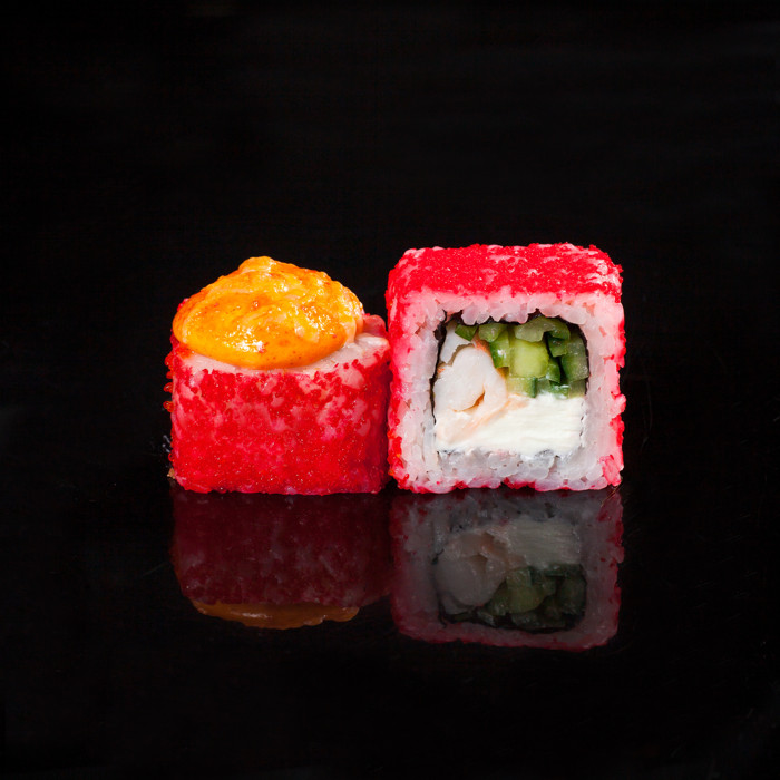 Запеченный с креветкой