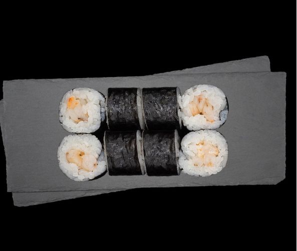 Хосомаки с креветкой