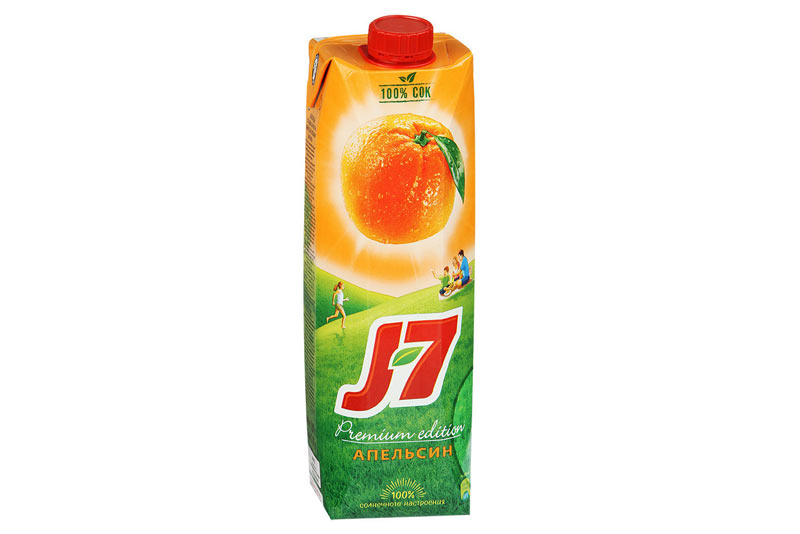 Сок J7 Апельсин 0,97 л
