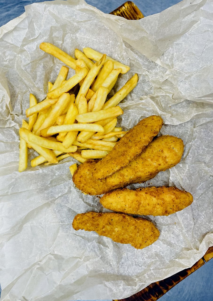 Комбо фри + стрипсы.