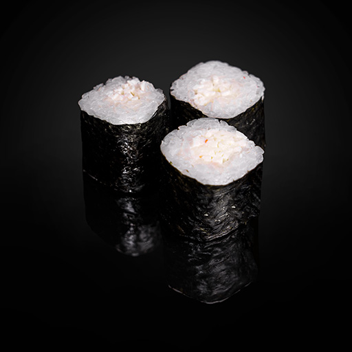 Классические роллы с крабом