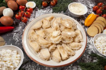 Вареники с творогом (соленые) 200гр