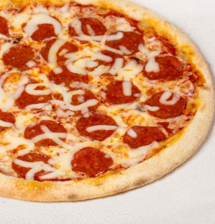 Пепперони на тонком тесте 25 см