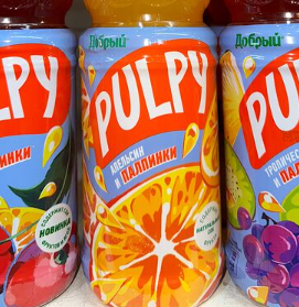 Pulpy Апельсин и палпинки1л