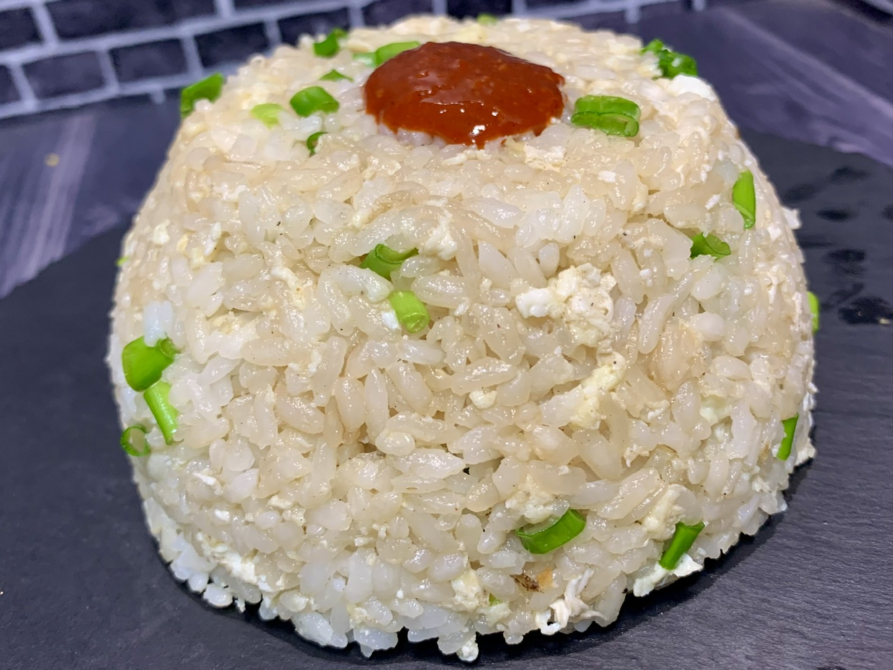 Рис с яйцом