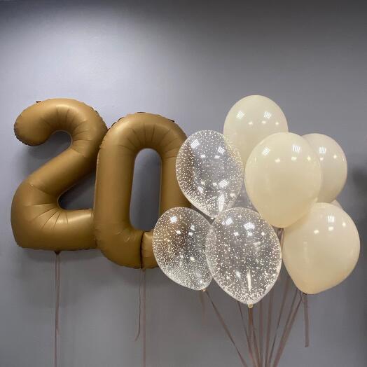 Шары на 20 лет