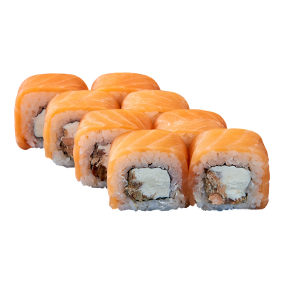 Филадельфия с лососем терияки