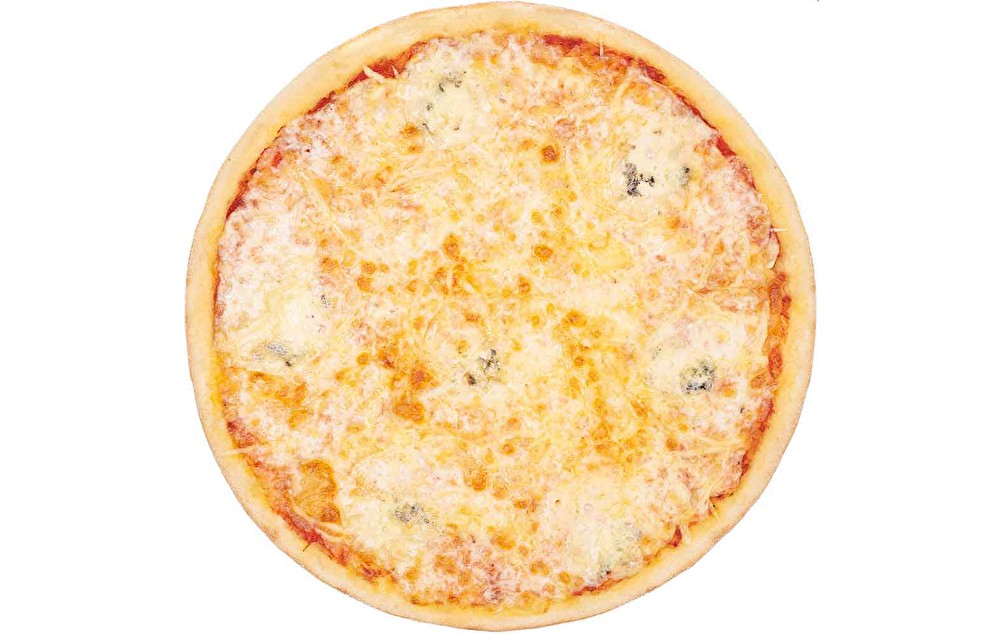 Пицца Четыре сыра (тонкое тесто)