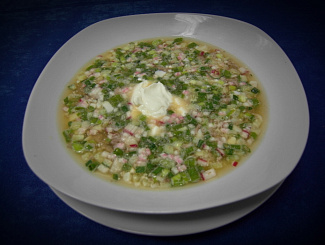 Окрошка мясная