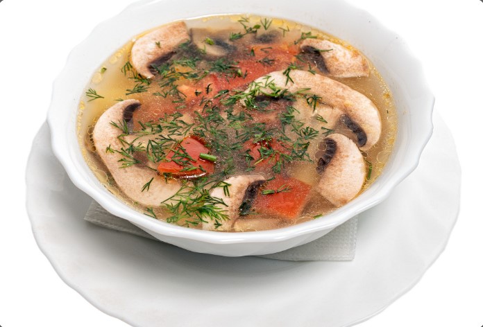 Крем суп с шампиньонами