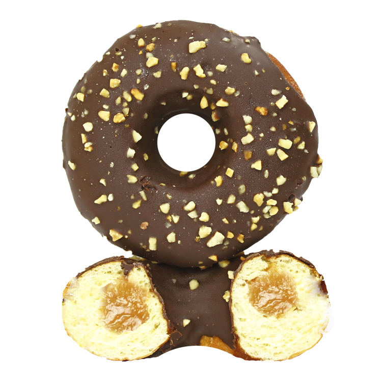 Пончик соленая карамель