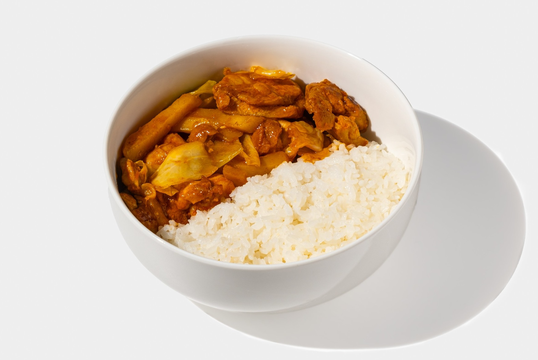 Жареная курица с рисом Даккальби топпаб