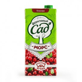 МОРС КЛЮКВЕННЫЙ ФРУКТОВЫЙ САД 1л