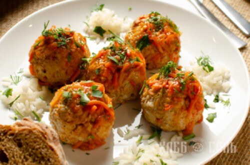Ежики мясные с рисом