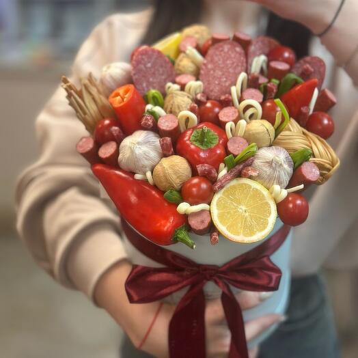 Мужской съедобный букет