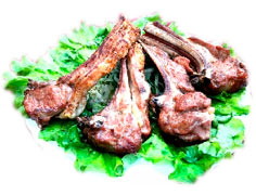 Шашлык из баранины (на косточке)