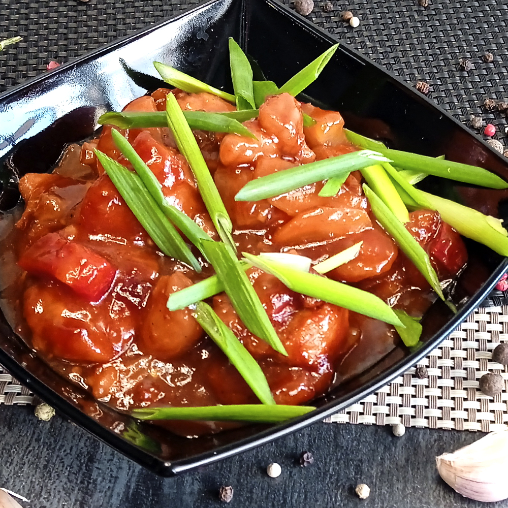 Курица в кисло-сладком соусе