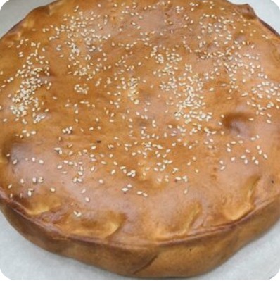 Пирог с индейкой и картофелем 1кг (сдобное тесто)