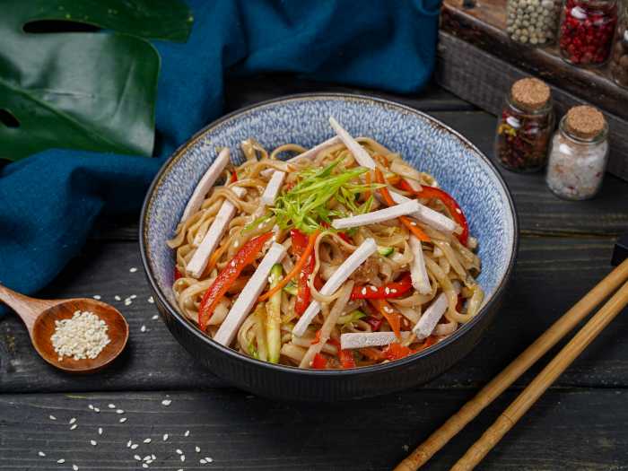 Удон со свининой