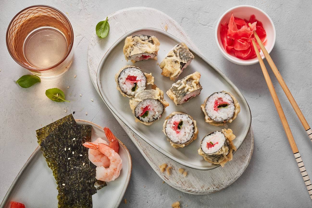 Креветки на пляже