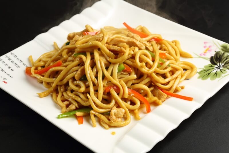 С курицей