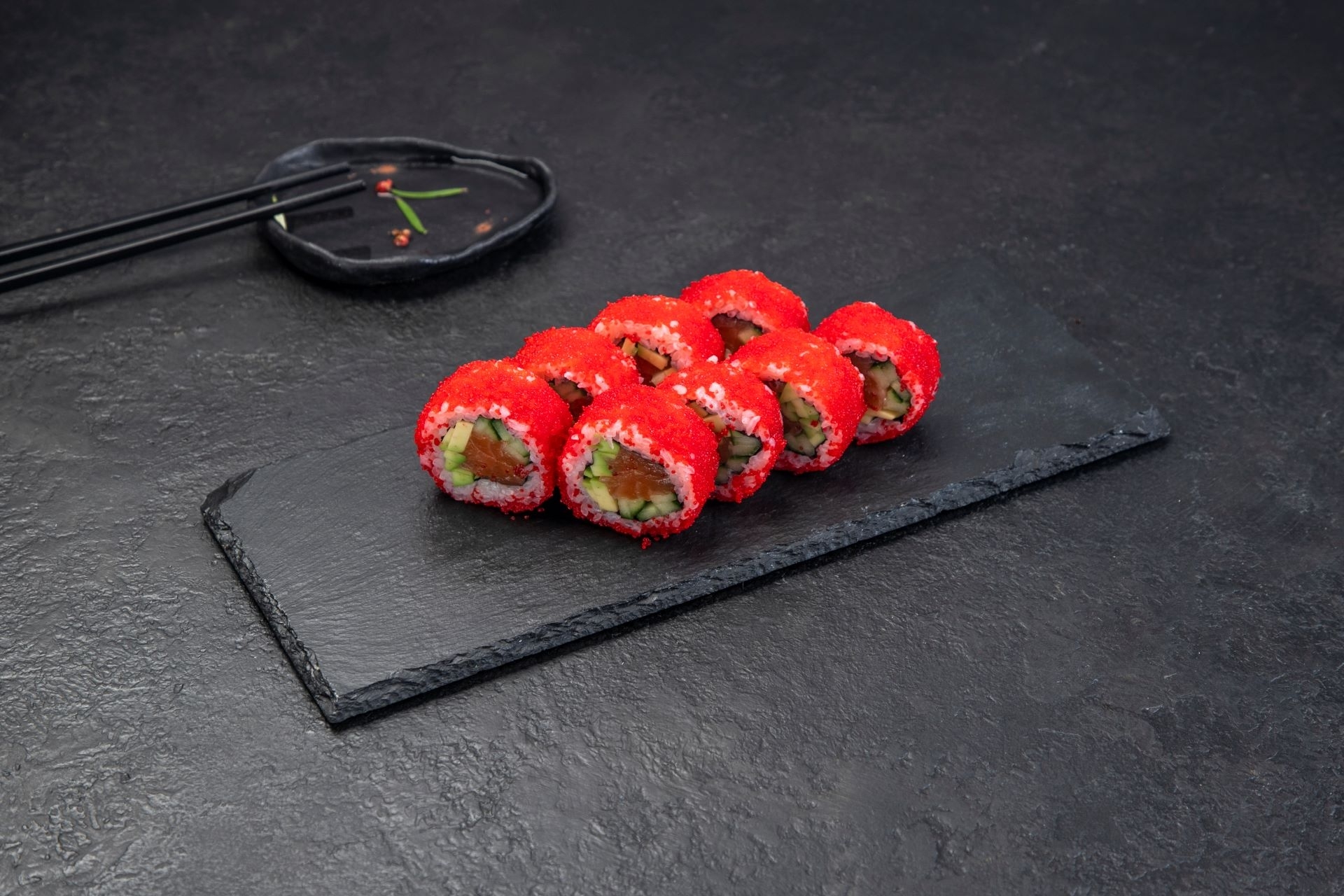 Калифорния люкс с лососем