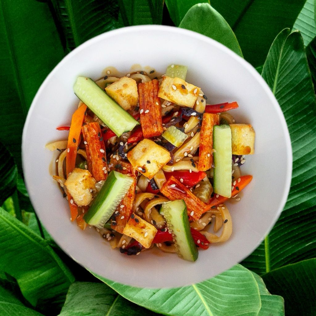 WOK веганский с тофу