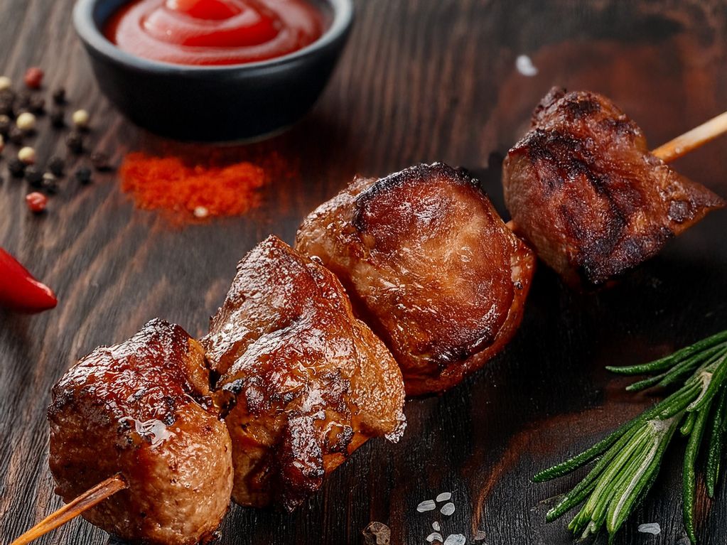 Шашлык из свиной шеи   