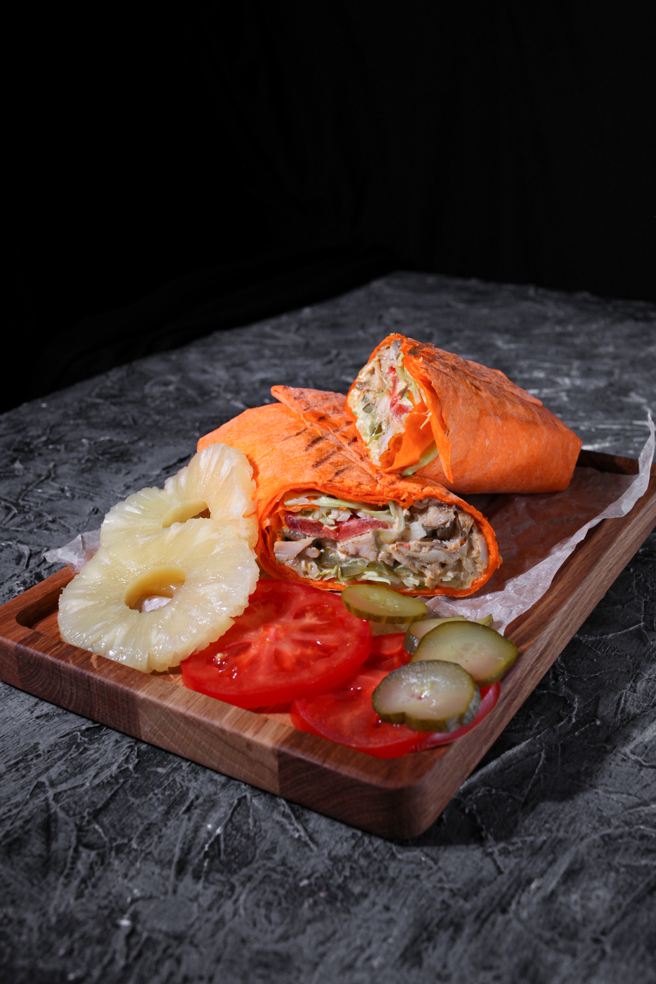 Ананасовая с соусом карри