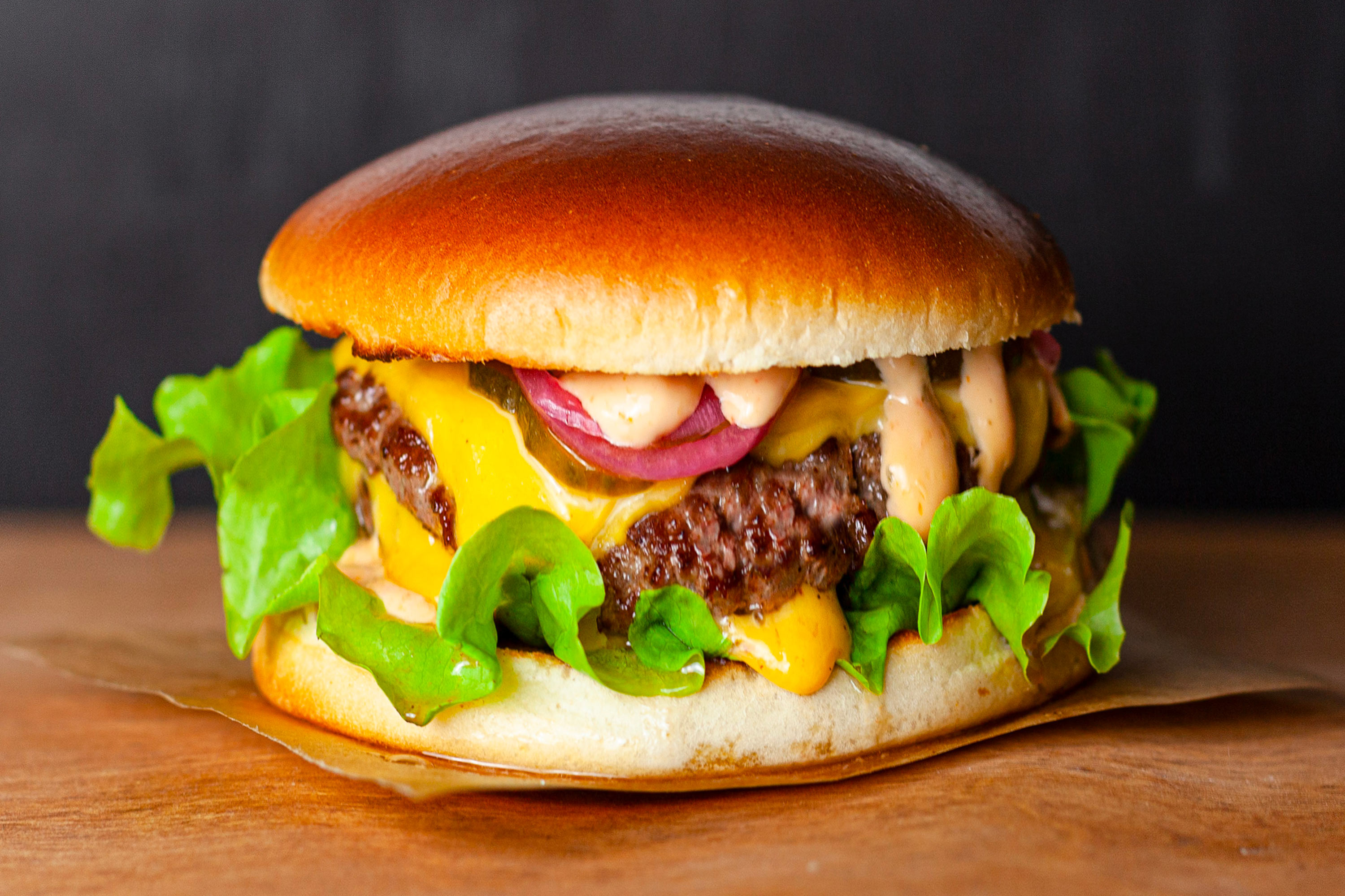 Бургер Дабл чиз и фри