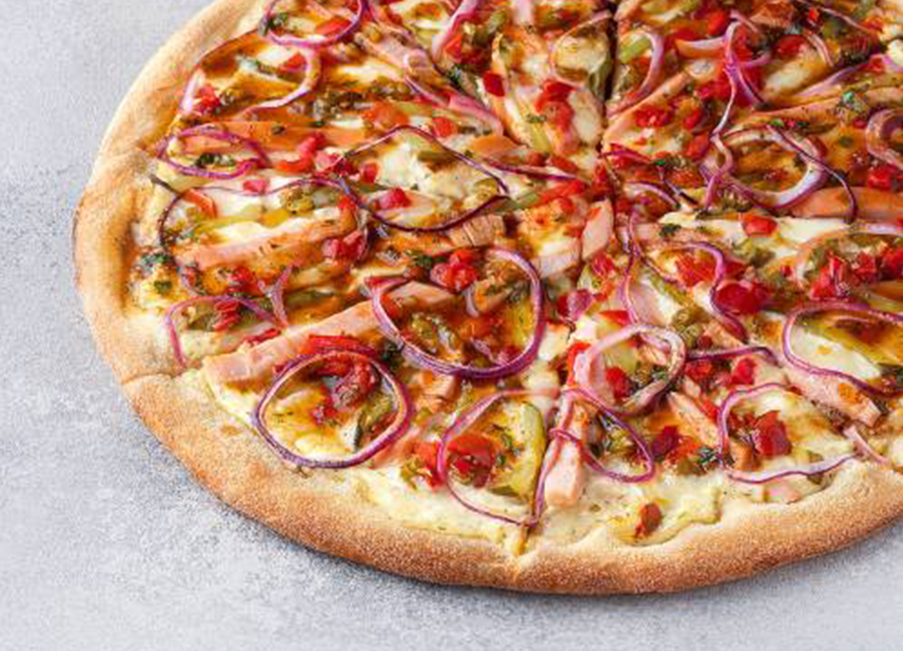 Пицца Фермерская 30 см на тонком