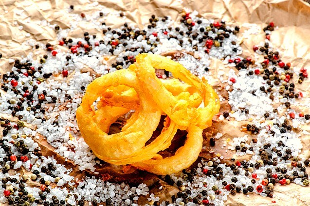 Луковые кольца в кляре